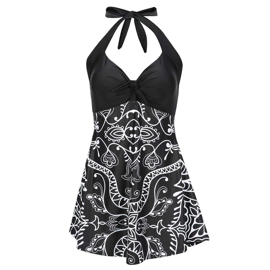 Womens Swimsuits - HDE - Black White