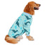 Dog Pajamas One Piece Jumpsuit M to 3XL in Dinosaurs