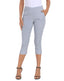 Women's Pull On Capri Pants 19" Pockets in Cool Gray