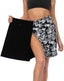 Seashells / Black Reversible Cover Up Skirt