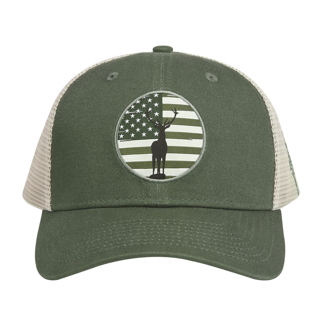 Buck Trucker Hat Men's Snapback Cap – back view