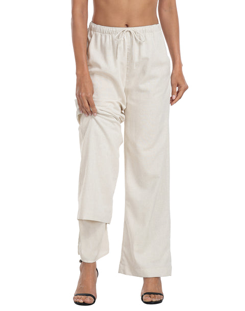 Women's Linen Drawstring Pants with Pockets