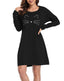 Cute Cat Long Sleeve Sleepwear Cotton Nightgown Sleepshirt