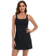 Exercise Workout Dress with Built-in Bra and Shorts