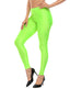 Graphic Print Neon Green Legging Tights