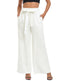 Women's Linen Wide Leg Palazzo Pants with Pockets