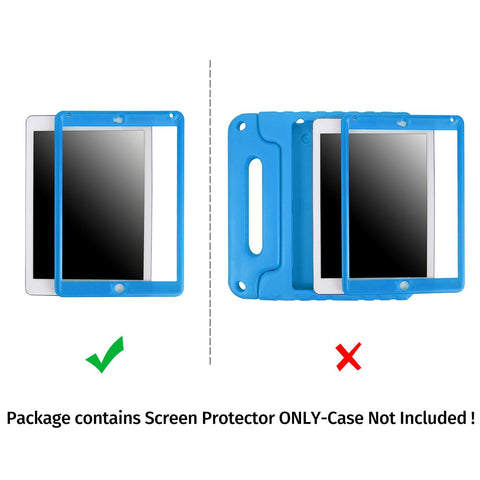 Replacement Screen Protector for HDE Dual Layer Shockproof iPad Cases Compatible with 5th and 6th Generation Apple iPad 9.7 Tablets (Also fits iPad Air 1 and Air 2 Cases) - Screen Protector ONLY