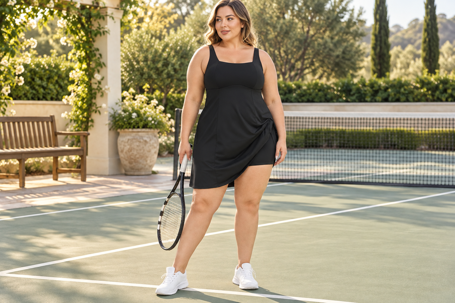 Athletic Dresses: Built-In vs. Separate Shorts — illustrated shopping guide