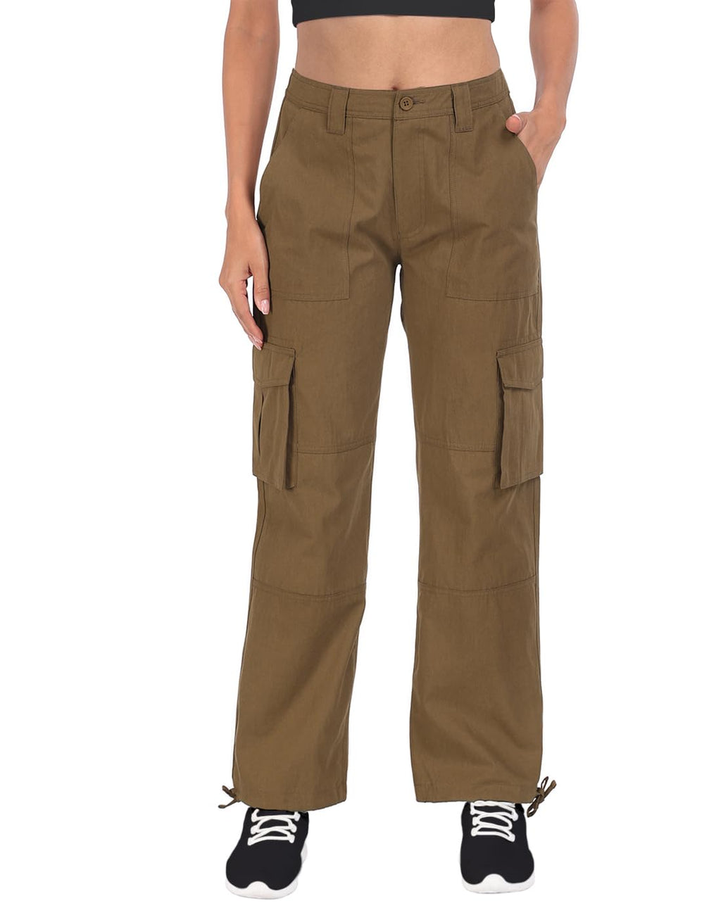 Women's Pants - HDE - Khaki