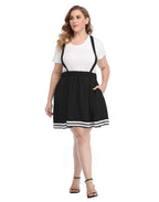 Black Skirt - HDE - Cheer Stripe Black