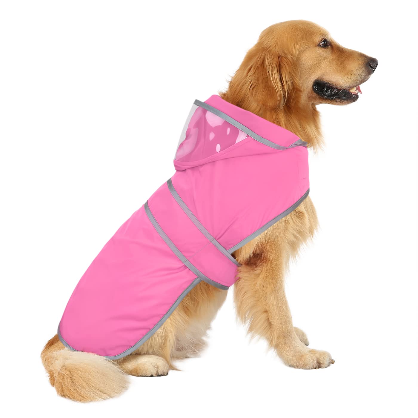 Dog Raincoat - HDE - Pink