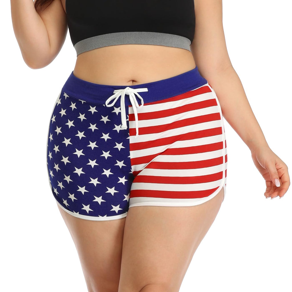 Women's Shorts - HDE - Us Flag