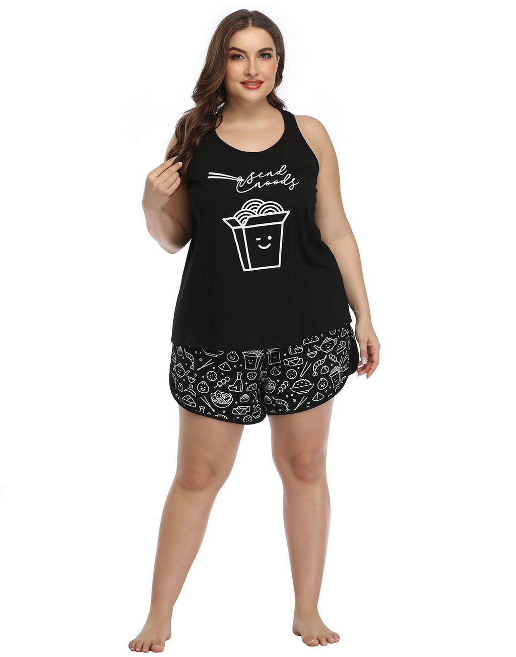 Pajama Set - HDE - Let Me Sleep Tie Dye