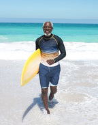 Mens Swim Shorts - LRD - Fish Bone / Gray