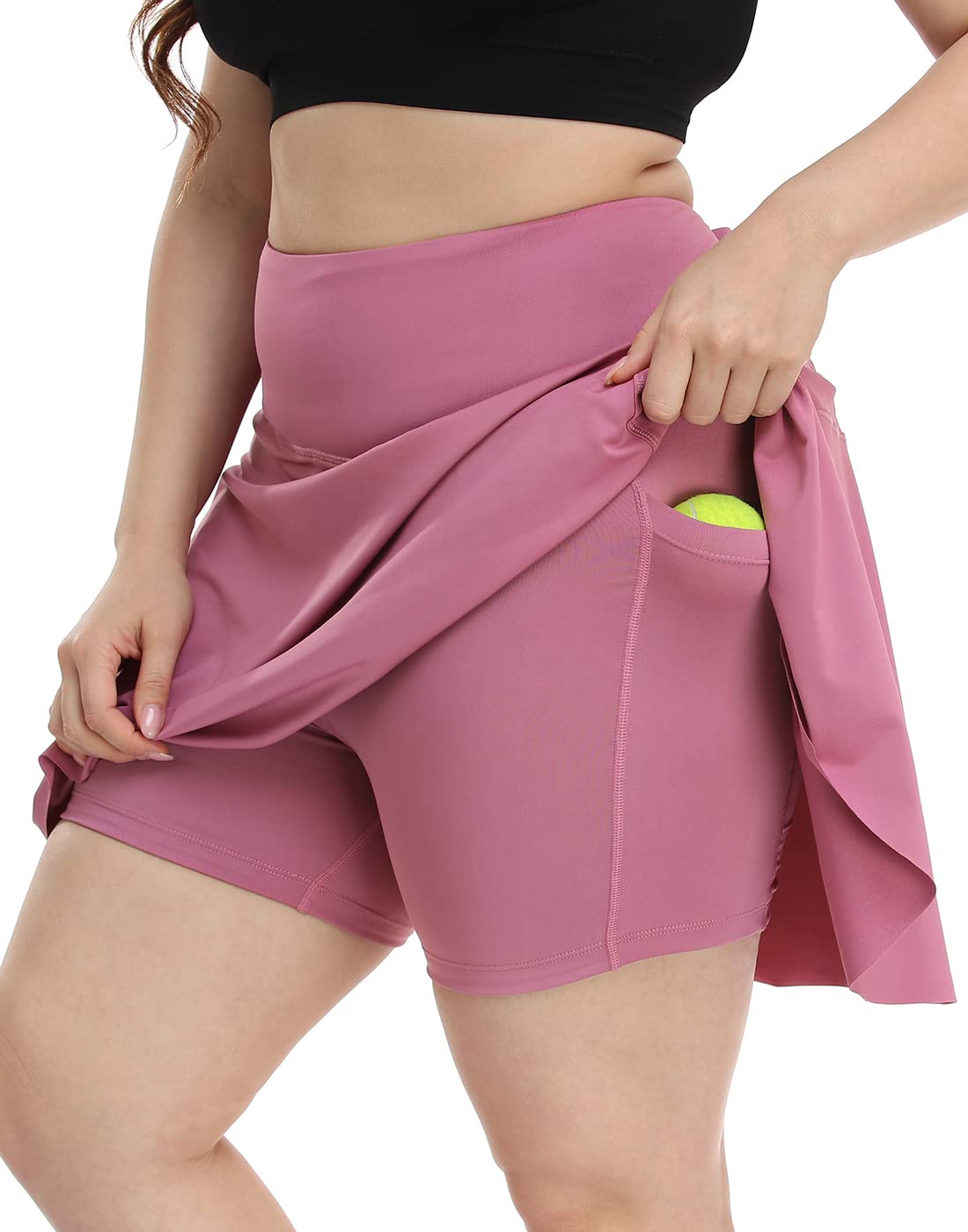 Golf Skirts for Women - HDE - Pink
