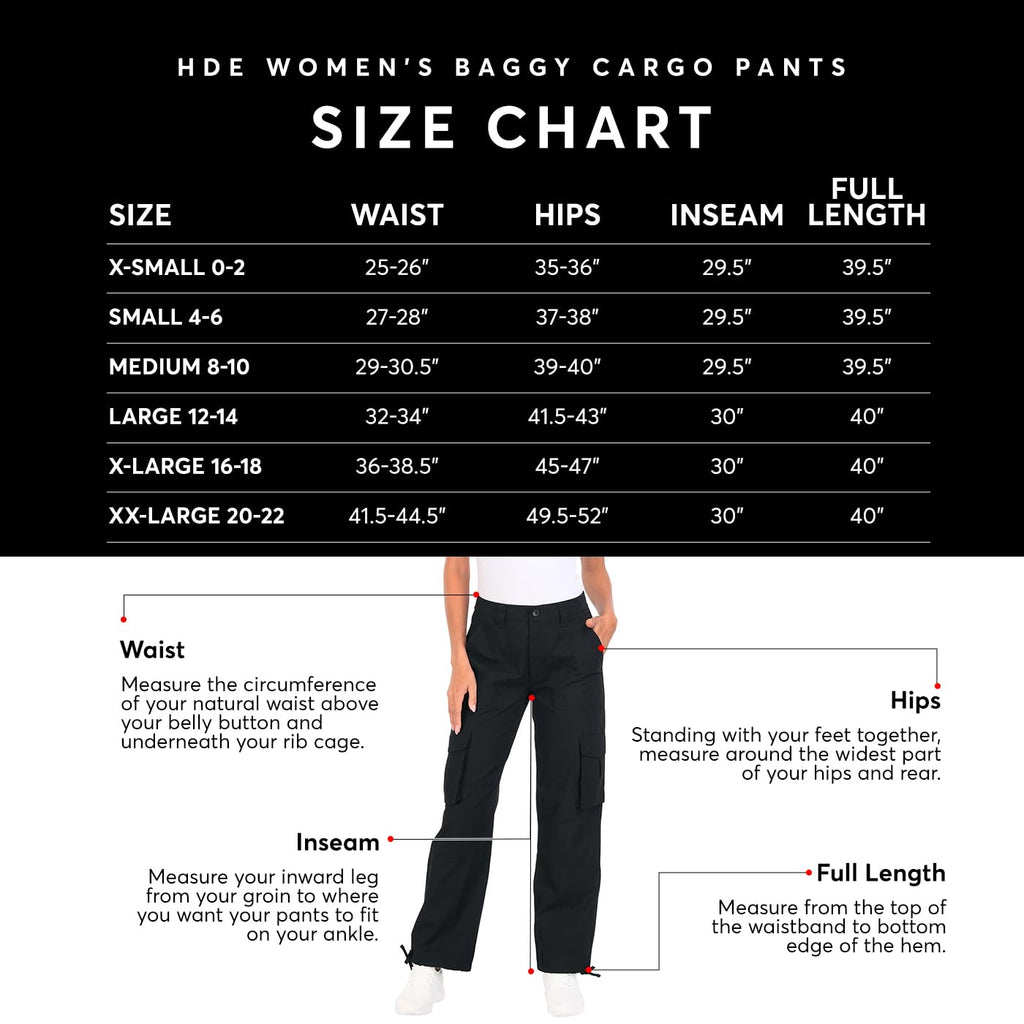 Women's Pants - HDE - Black