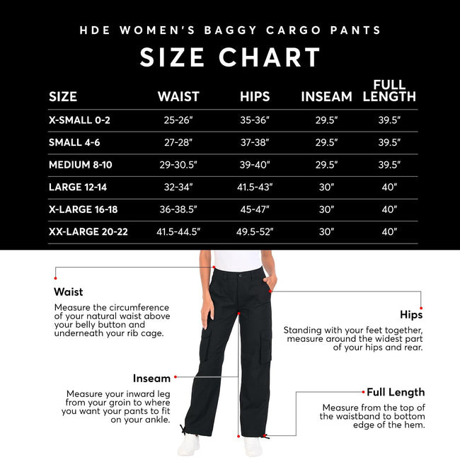 Women's Pants - HDE - Black