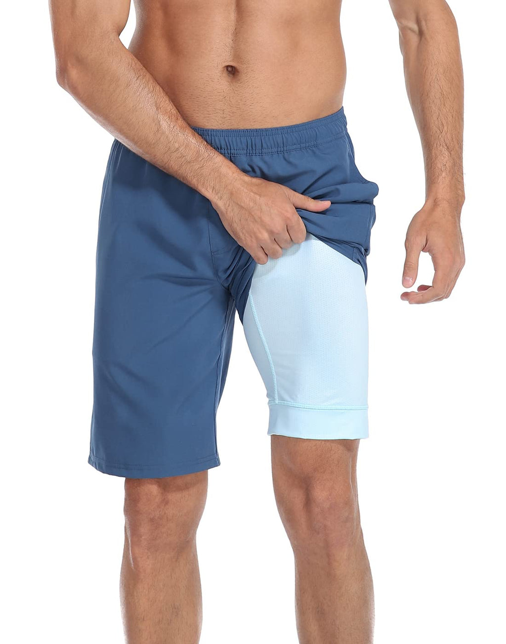 Mens Swim Shorts - LRD - Blue / Blue