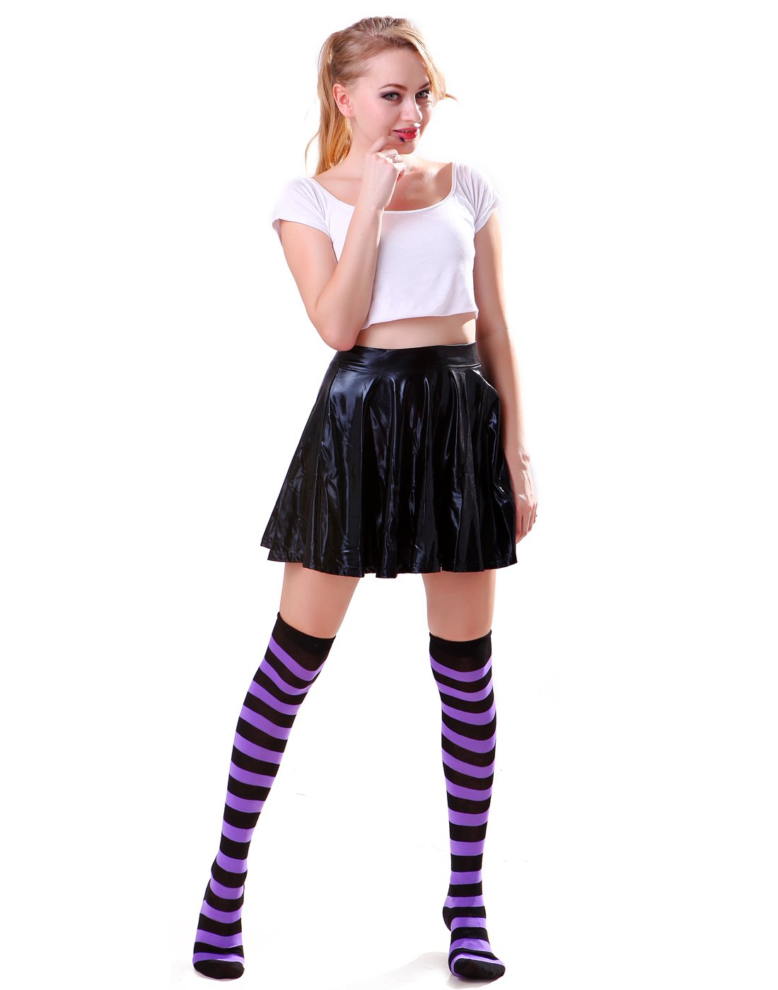 Thigh High Socks - HDE - view 14