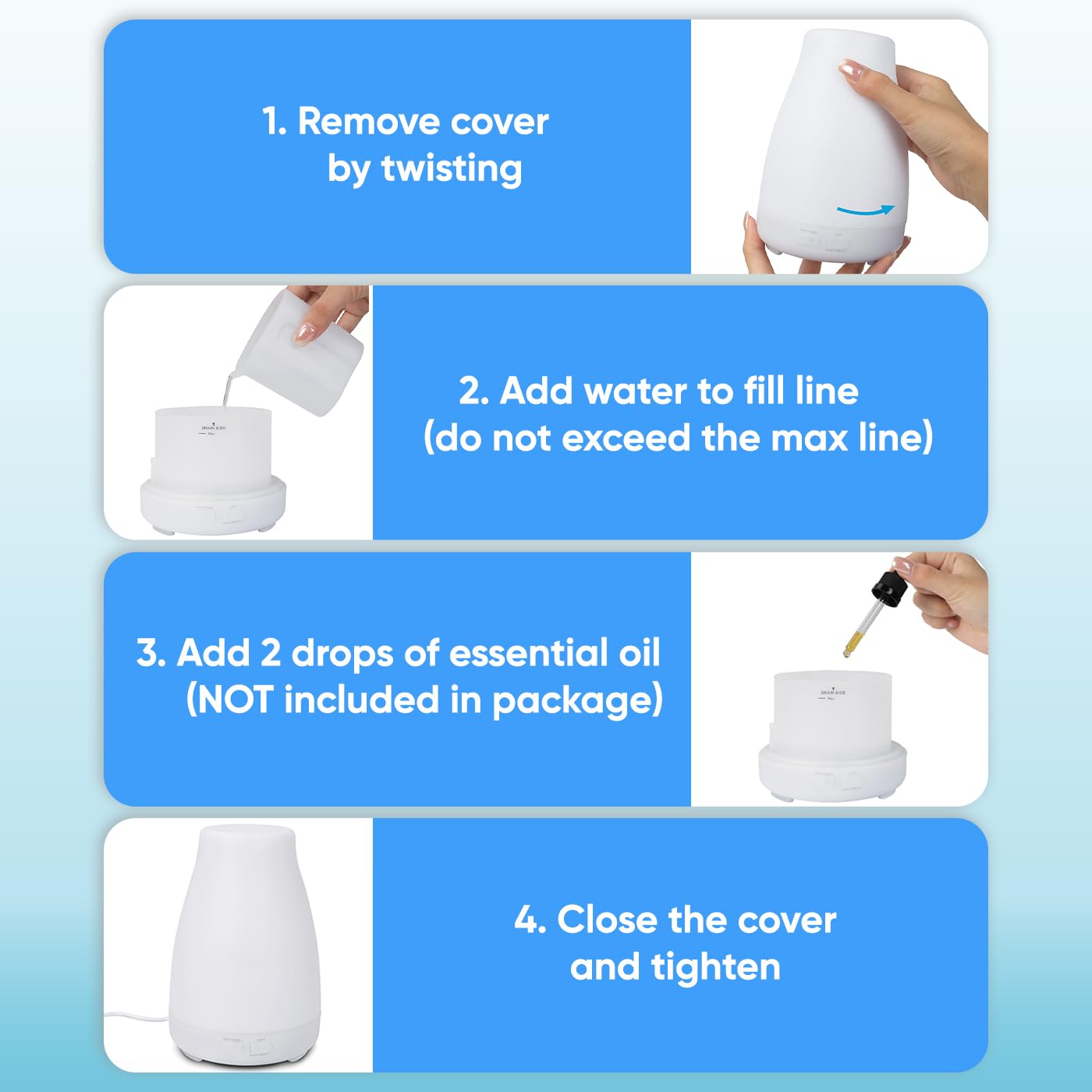 Essential Oil Diffuser - HDE - view 3