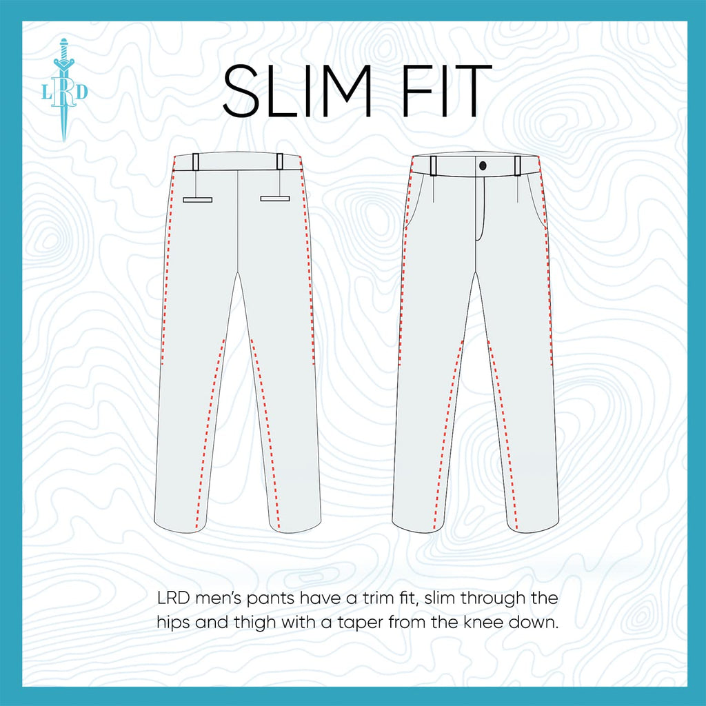 Mens Golf Pants - LRD - Gray