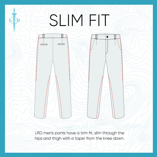 Mens Golf Pants - LRD - Gray