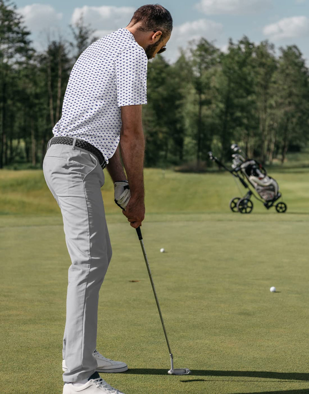Mens Golf Pants - LRD - Navy