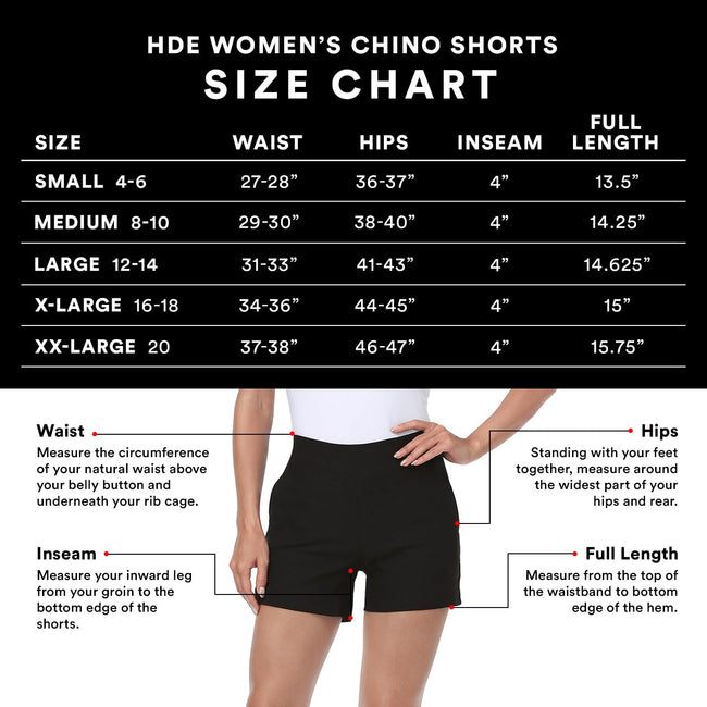 Shorts for Women - HDE - Navy Blue
