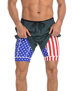 Mens Athletic Workout Shorts - LRD - view 7
