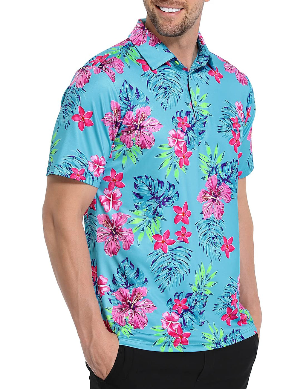 Polo Shirts for Men - LRD - Party Like a Flock Star