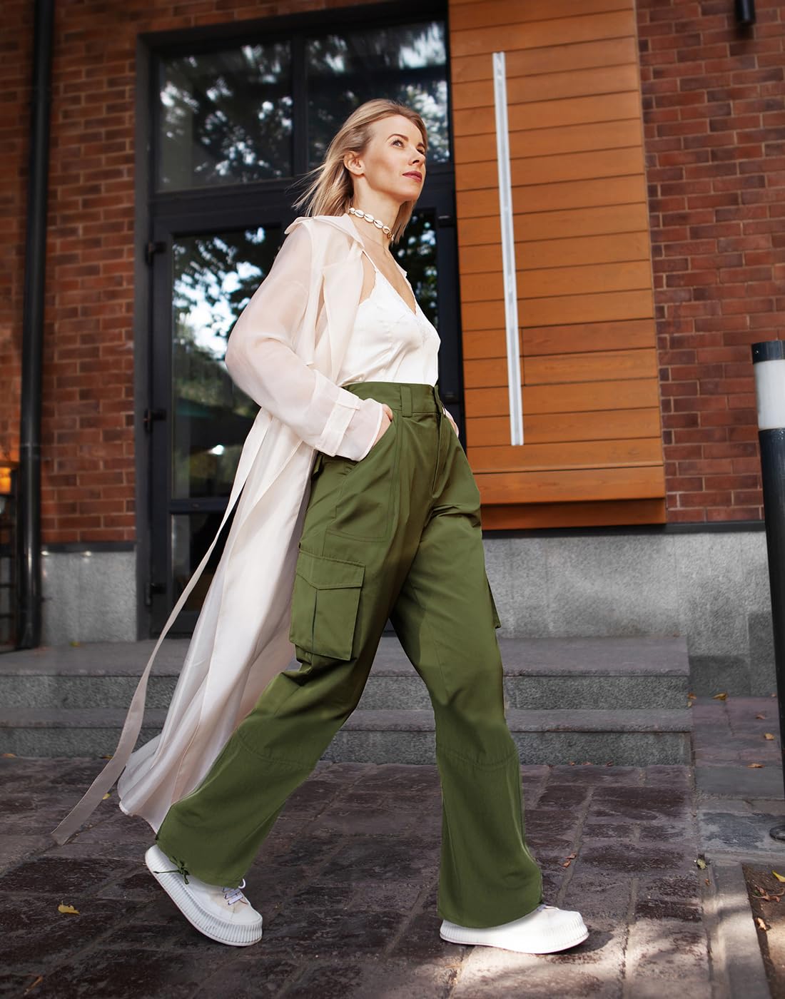 Women's Pants - HDE - Army Green
