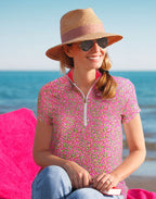 Golf Shirts for Women - LRD - Polka Dots / Floral
