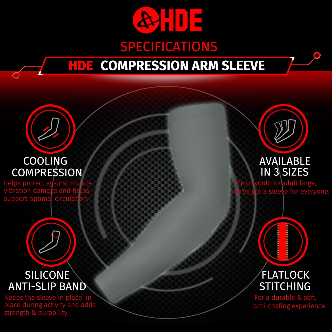 Football Arm Sleeve - HDE - view 3