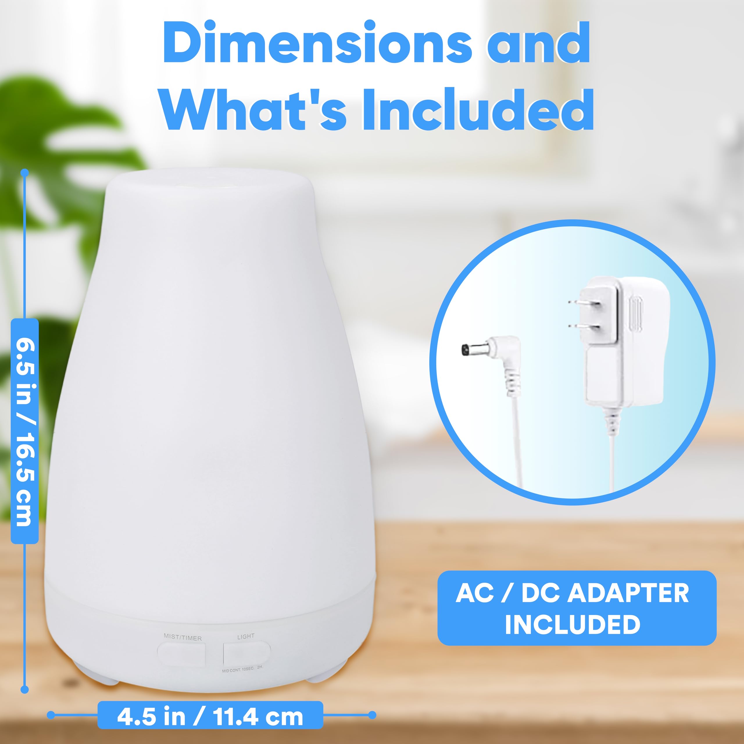 Essential Oil Diffuser - HDE - White