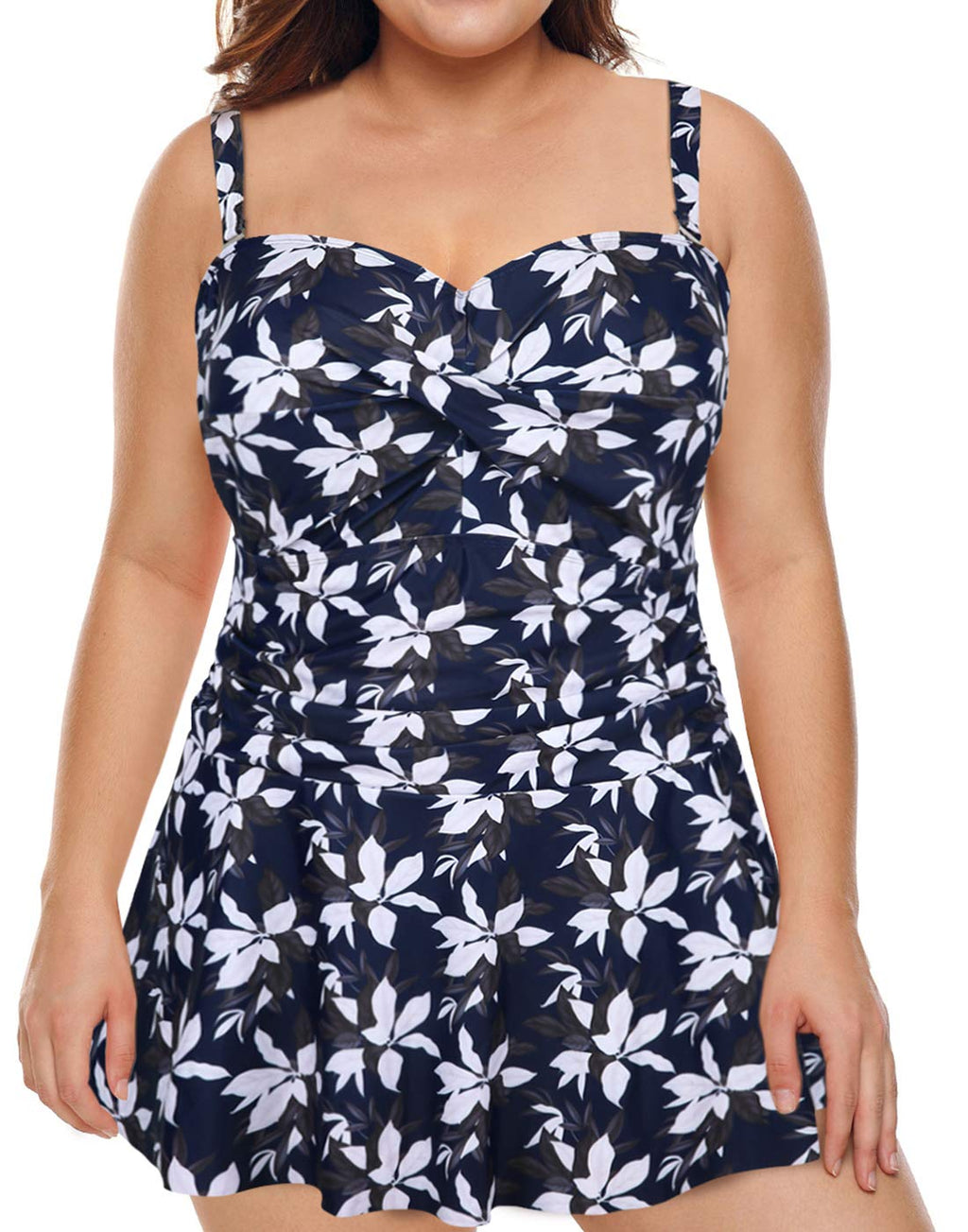 Plus Size Swimsuit - HDE - Magnolia
