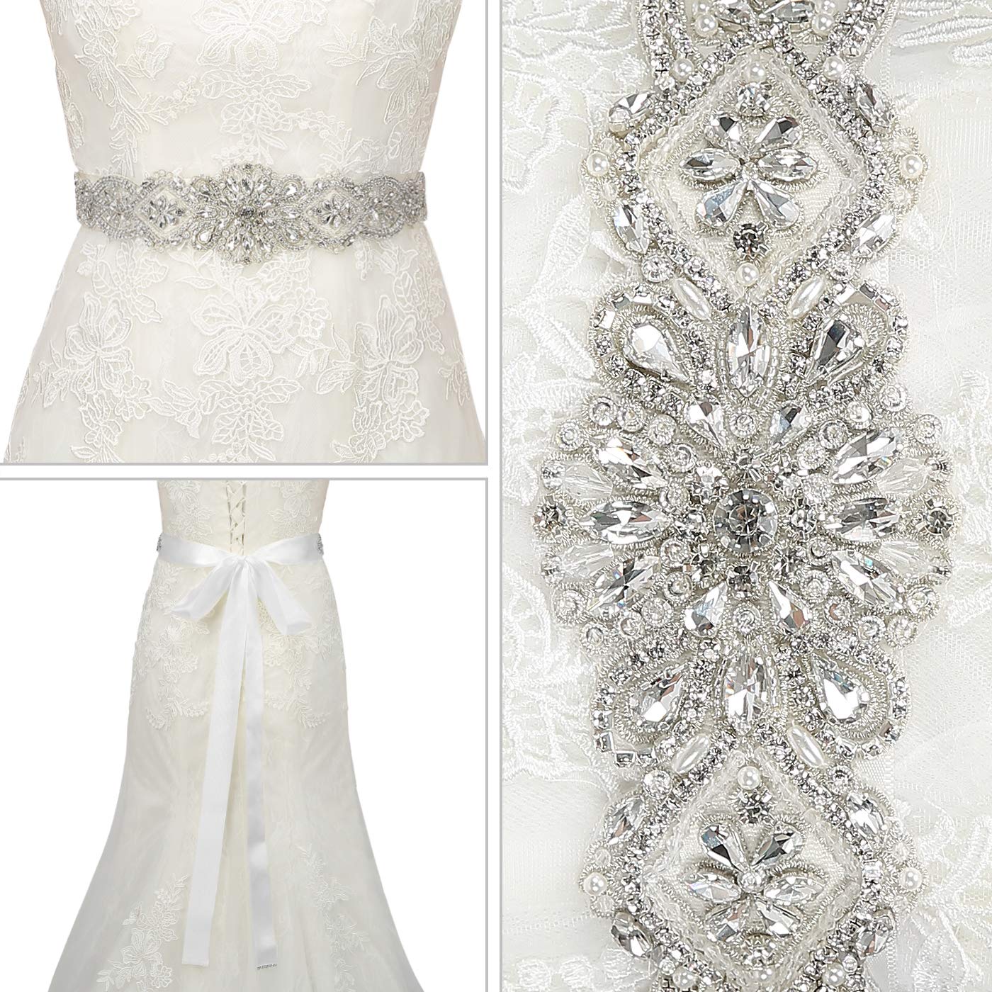 Rhinestone Belt - HDE - view 3