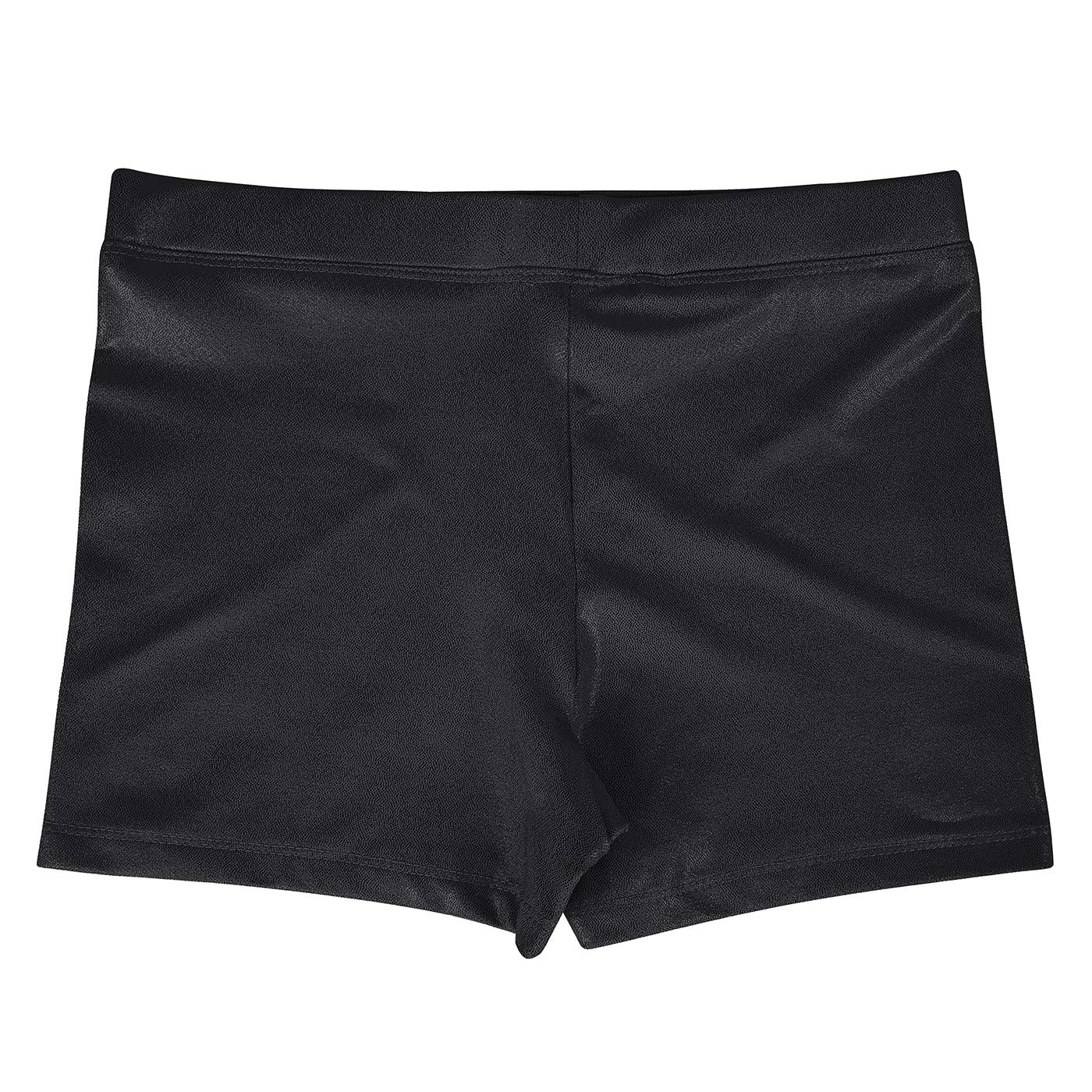 Girls Shorts - HDE - Black Glitter