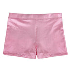 Girls Shorts - HDE - Purple Glitter