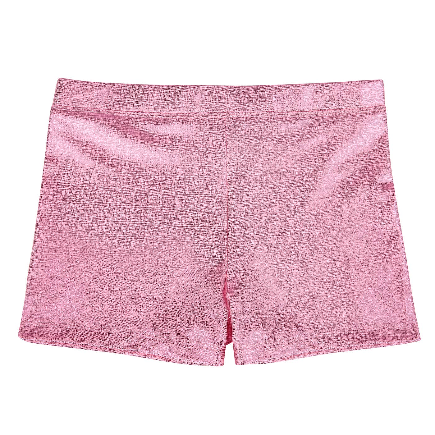 Girls Shorts - HDE - Purple Glitter