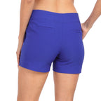 Pull-on Chino Shorts for Women with 4" Inseam