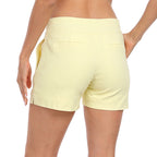 Pull-on Chino Shorts for Women with 4" Inseam