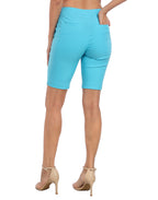 Womens Pull On 10" Inseam Bermuda Shorts with Pockets