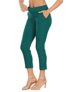 Pull On Capri Pants for Women with Pockets