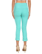Pull On Capri Pants for Women with Pockets
