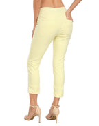 Pull On Capri Pants for Women with Pockets