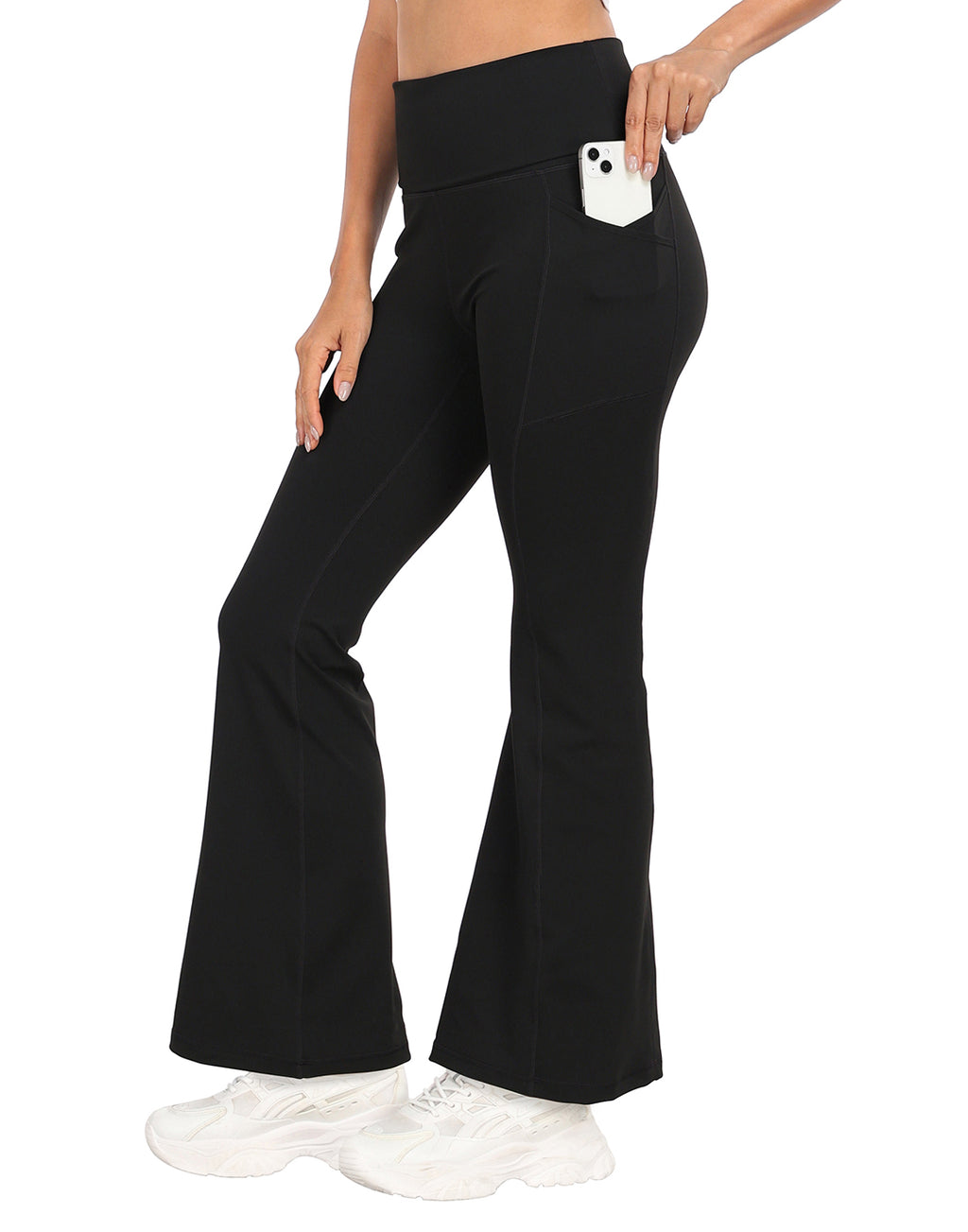 Fold Over Yoga Pants with Pockets