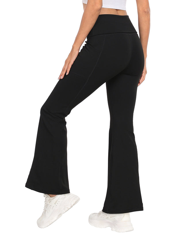 Fold Over Yoga Pants with Pockets – alternate view