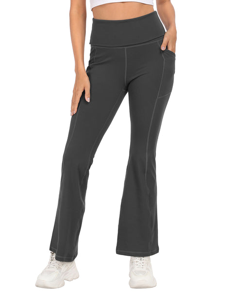 Fold Over Yoga Pants with Pockets