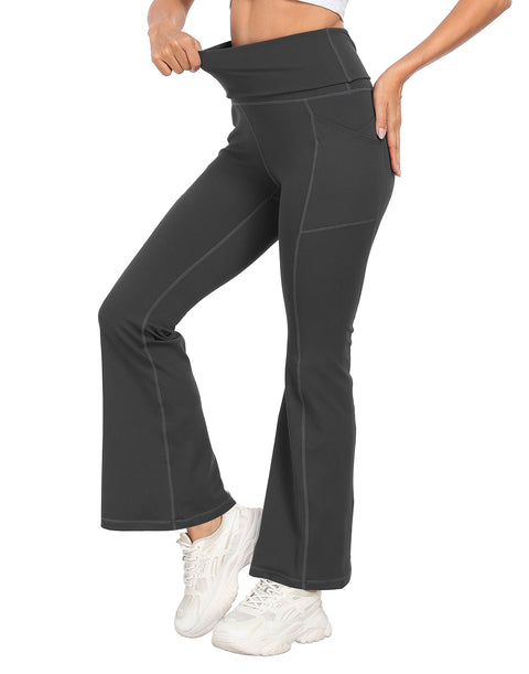 Fold Over Yoga Pants with Pockets