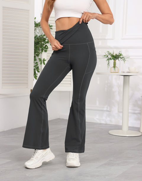 Fold Over Yoga Pants with Pockets